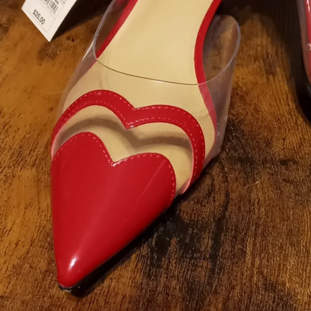 NWT sexy Red A New Day Multiple Sized Stunning Kitten 2" Heels - Picture 2 of 13